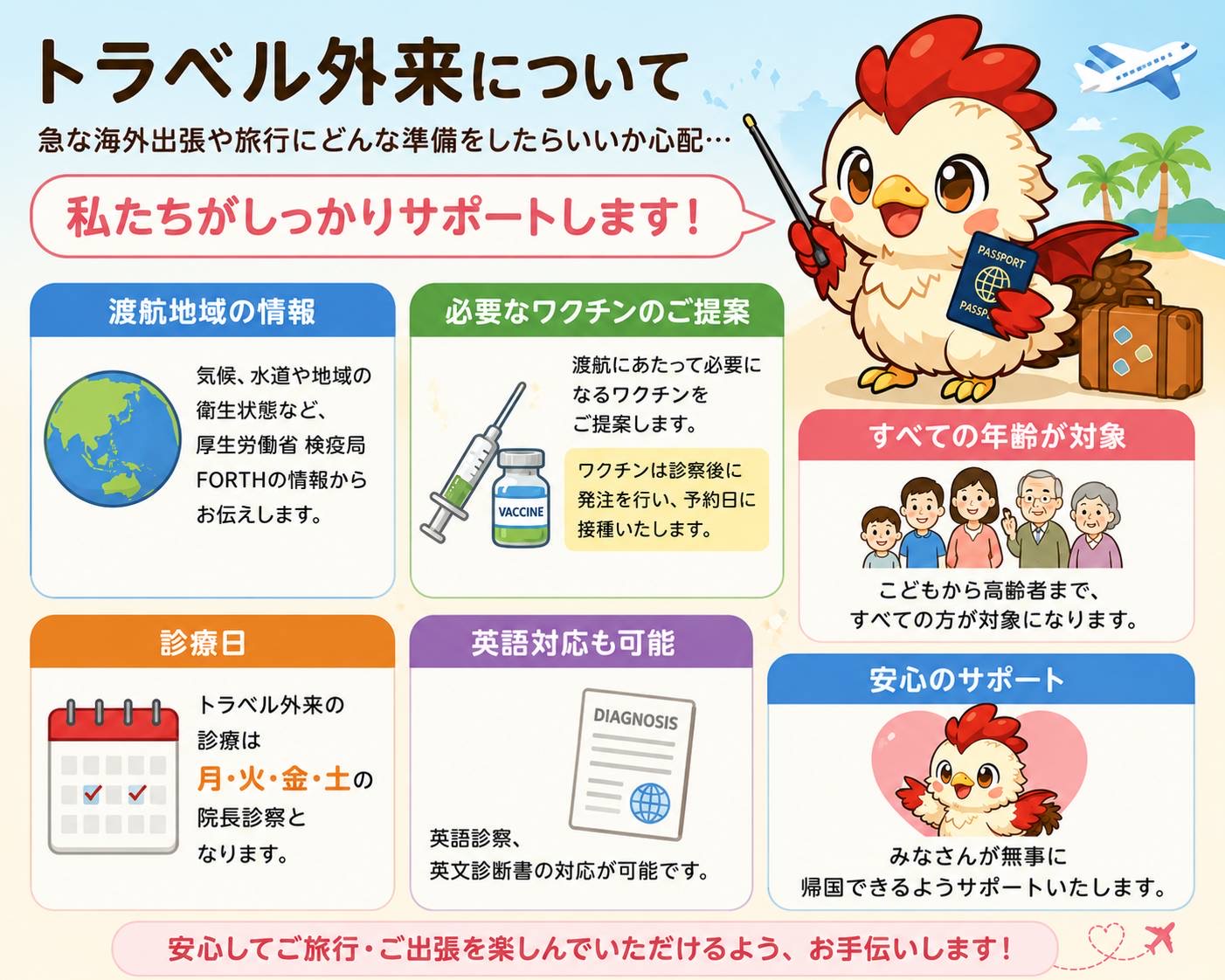 トラベル外来について